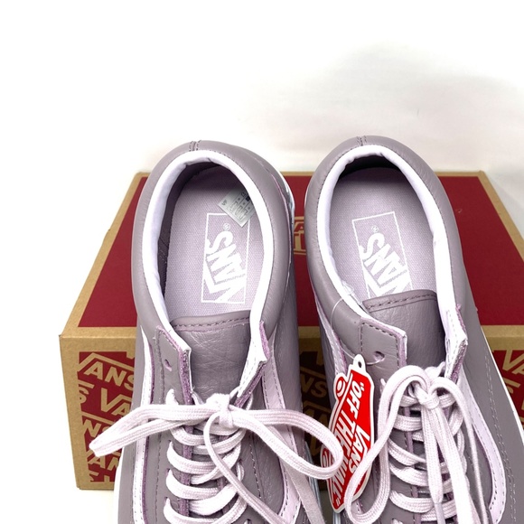 VANS Old Skool Stacker Tumbled Violet Men’s Low Top Leather Platform VN0A4U159XY - Picture 7 of 11